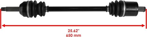 Caltric 2x Front CV Axle Compatible with Polaris Ranger 570 2015 2016 2017/1333238 in Saudi Arabia