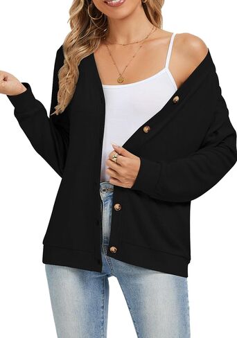 Cardigan Sweaters for Women Business Casual Lightweight Button Down Cardigans Fall Outfits Fashion Clothes in Saudi Arabia
