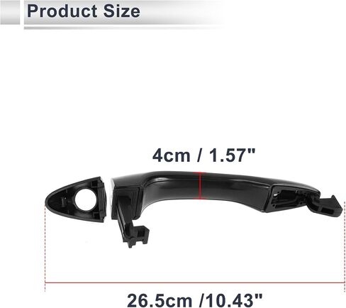 Front Left Car Exterior Door Handles for Kia Optima 2011-2015 Durable Door Handle Replacement No.826512T010 ABS 1 Pcs in Saudi Arabia