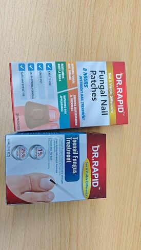Toenail Fungus Treatment Extra Strength Kit - 30ml Nail Repair Liquid Solution and 20 Hydrogel Patches, Nighttime Fungal Nail Treatment for Toe & Fingers, Fast-Acting Formula in Kuwait