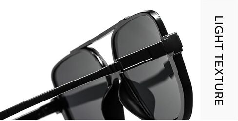 Fashion Vintage Big Square Sunglasses Half Frame UV400 Sun Shades Women Men Trendy Design Sun Glasses Eyewear in Saudi Arabia