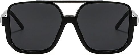 Fashion Vintage Big Square Sunglasses Half Frame UV400 Sun Shades Women Men Trendy Design Sun Glasses Eyewear in Saudi Arabia