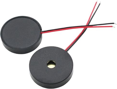 10PCS 22045 5000Hz Passive Buzzer with Wire Piezoelectric Speaker 22MM 22 * 4.5MM 22x4.mm 30V Low Power Consumption Electronic DIY in Saudi Arabia