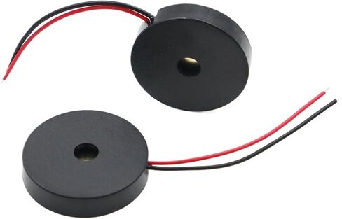 10PCS 22045 5000Hz Passive Buzzer with Wire Piezoelectric Speaker 22MM 22 * 4.5MM 22x4.mm 30V Low Power Consumption Electronic DIY in Saudi Arabia
