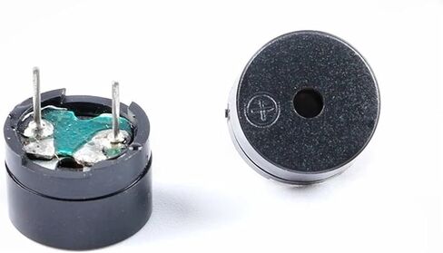 10PCS 3v 5v 12v Active Buzzer 12095 12065 Magnetic Long Continous Beep Tone 12 * 9.5mm 12 * 6.5mm(12095 3V) in Saudi Arabia