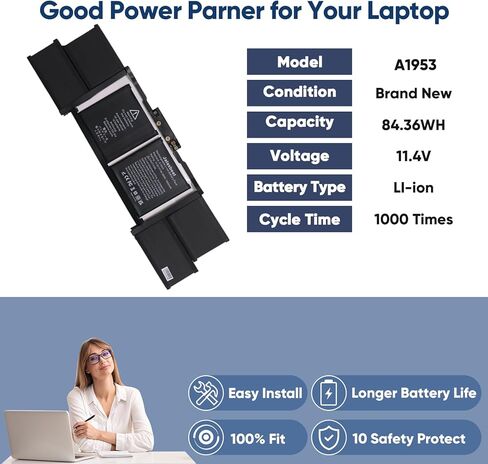 بطارية كمبيوتر محمول بديلة 42WH WDX0R لجهاز Dell Inspiron 13 15 5000 7000 Series 5567 5570 7378 7573 7579 5565 5379 5378 Latitude 3490 3590 3340 3400 3390 3500 3190 Vostro 5468 5568 P69G 3CRH3 11.4V in Kuwait