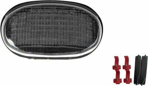 For Suzuki 04-05 Boulevard,Marauder,Intruder VZ1600; 97-04 VZ800 Marauder,99-00 Katana GSX1200/ GSX750; LED Rear Lamp Brake Tail Light Integrated Turn Signal (Smoke, Style 3 Sequential LED Flash) in Saudi Arabia
