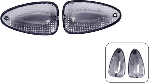 2pcsx Fit for BMW R1200GS;R1200S;F800S; F800ST; K1200R;HP2 ENDURO;R1200S;F800R;F650GS; F800GS;R1200R; G450X;K1300S; Front Turn Signal Idicator Blinker Light Lamp Lens (Clear) in Kuwait