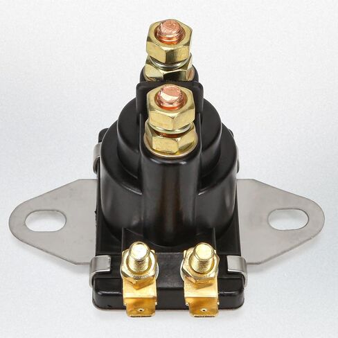 89 96054T 8M0185149 18-5816 96158T 12V Starter Solenoid Trim Outboard Fit for Mercruiser Mercury Marine – New Heavy Duty Replacement Engine Part – Replaces with Flat Bracket Compatible HP Engine in Saudi Arabia