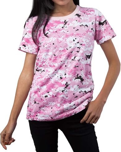 BACKBONE Womens Ladies Army Military Style Gym Training Outdoor Hunt Camp Camouflage Short Sleeve Tee T-Shirt in Saudi Arabia