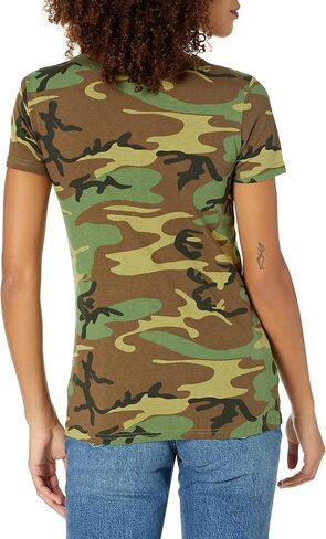 BACKBONE Womens Ladies Army Military Style Gym Training Outdoor Hunt Camp Camouflage Short Sleeve Tee T-Shirt in Saudi Arabia