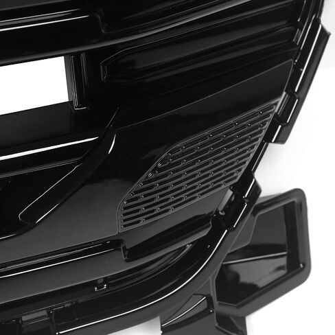 Black Grille Compatible with GMC Sierra 1500 SLE 2022 2023 2024 Hood Mesh Front Bumper Upper Grill 84878061 in Saudi Arabia