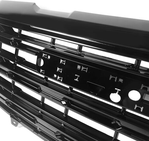 Black Grille Compatible with GMC Sierra 1500 SLE 2022 2023 2024 Hood Mesh Front Bumper Upper Grill 84878061 in Saudi Arabia