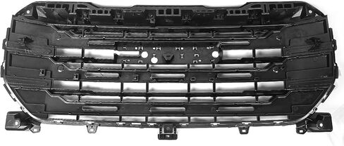 Black Grille Compatible with GMC Sierra 1500 SLE 2022 2023 2024 Hood Mesh Front Bumper Upper Grill 84878061 in Saudi Arabia