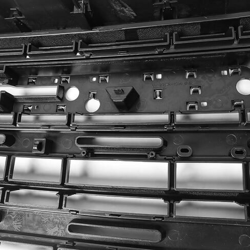 Black Grille Compatible with GMC Sierra 1500 SLE 2022 2023 2024 Hood Mesh Front Bumper Upper Grill 84878061 in Saudi Arabia