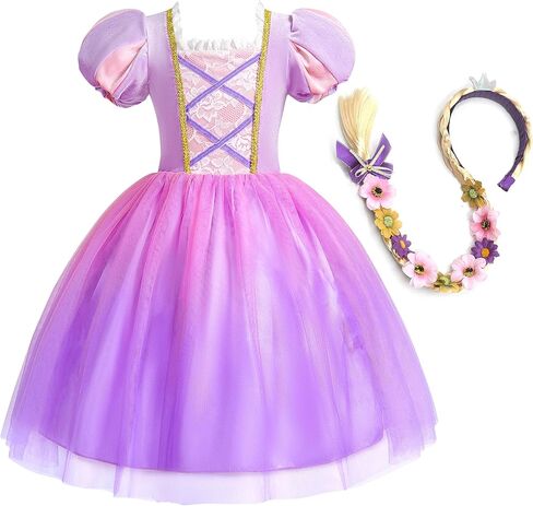 Princess Tiana Costume for Girls Green Frog Fairy Fancy Dress Halloween Birthday Party Outfits Clothes in Saudi Arabia