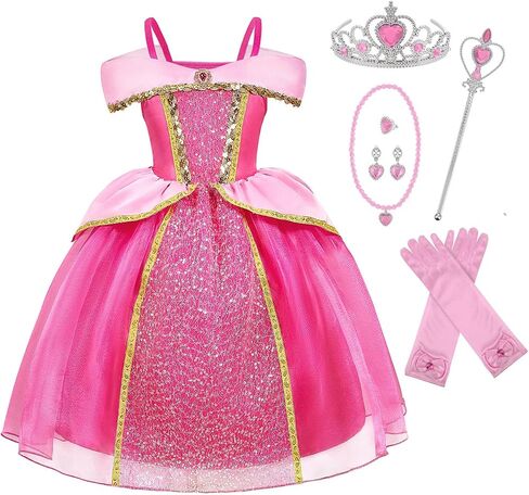 Princess Tiana Costume for Girls Green Frog Fairy Fancy Dress Halloween Birthday Party Outfits Clothes in Saudi Arabia