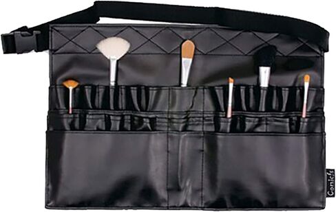 Comicfs Makeup Brush Bag A1 Professional Cosmetic Holder 28 Pockets Organizer Apron with Artist Belt Strap/Belt Light Weight in Kuwait
