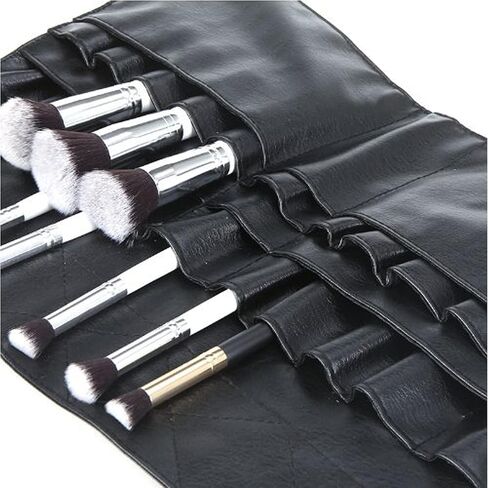 Comicfs Makeup Brush Bag A1 Professional Cosmetic Holder 28 Pockets Organizer Apron with Artist Belt Strap/Belt Light Weight in Kuwait