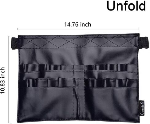 Comicfs Makeup Brush Bag A1 Professional Cosmetic Holder 28 Pockets Organizer Apron with Artist Belt Strap/Belt Light Weight in Kuwait