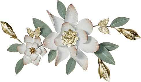Touch of Class Magnolia Grace Floral Metal Wall Topper in Saudi Arabia