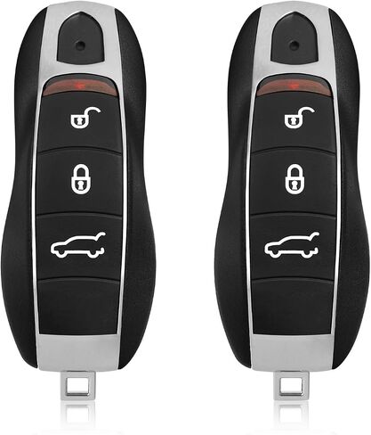 Car Key Fob Remote Keyless Entry Control KR55WK50138 315MHz 3 Button Replacement for 2010-2018 Porsche 911 Boxter Cayenne Cayman Macan Panamera - 2 Pack in Saudi Arabia