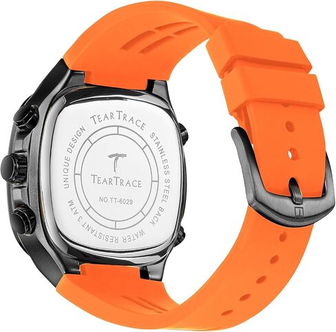 Mens Watches Unique Fashion Casual Watches for Men Analog Digital Luminous Chronograph Multifunctional Sprot Quartz Wrist Watch with Silicone Strap Elegant Gifts for Men in Kuwait