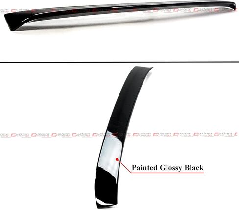 VIP Style Gloss Black Rear Window Windshield Roof Spoiler Compatible for 2007-2015 Infiniti G25 G35 G37 Q40 Sedan in Saudi Arabia