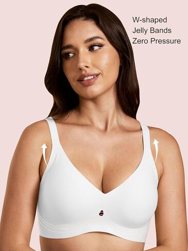 Push Up Bras for Women No Underwire Seamless Bra Full Support Comfortable Bralettes Wireless Plunge Everyday Bra in Saudi Arabia