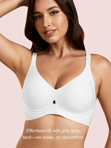 Push Up Bras for Women No Underwire Seamless Bra Full Support Comfortable Bralettes Wireless Plunge Everyday Bra in Saudi Arabia