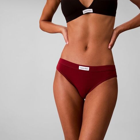 سراويل بيكيني نسائية من القطن القابل للتمدد بشعار مريح من Calvin Klein، 3 قطع in Saudi Arabia
