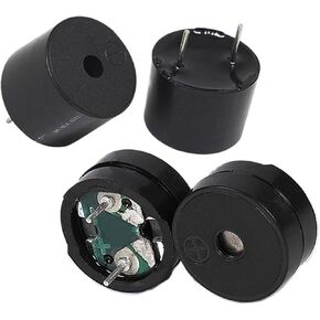10pcs 12065 12085 12095 12mm*6.5mm/12MM*8.5MM/12mm*9.5mm Passive Buzzer AC 2KHz 3-12V Universal Electromagnetic Impedance 16R(12085) in Saudi Arabia