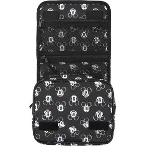 Bioworld Disney Mickey Mouse Heads 6.5" Black Folding Hanging Toiletry Travel Bag in Saudi Arabia