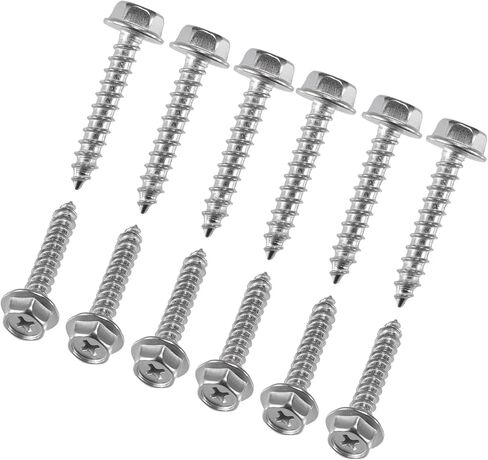 Motoforti Clutch Cover Bolts, Clutch Cover Screw,for Polaris RZR 570 2017-2020, Alloy Steel Galvanized,Silver Tone,12 Pcs in Saudi Arabia