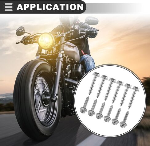 Motoforti Clutch Cover Bolts, Clutch Cover Screw,for Polaris RZR 570 2017-2020, Alloy Steel Galvanized,Silver Tone,12 Pcs in Saudi Arabia