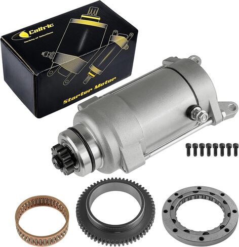 Caltric Starter And Starter Clutch Set Compatible with Yamaha V Star 1100 Silverado Xvs1100 2004-2009 in Saudi Arabia