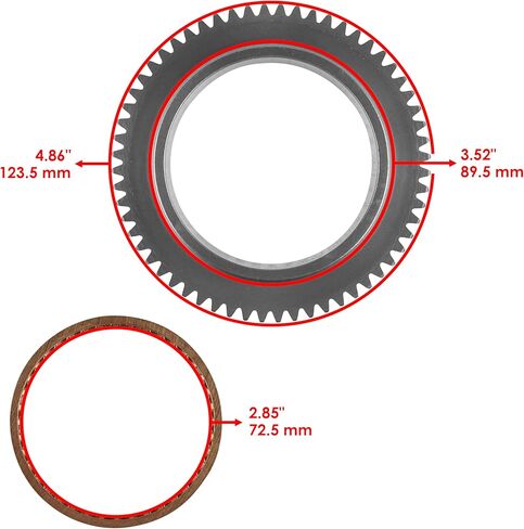 Caltric Starter And Starter Clutch Set Compatible with Yamaha V Star 1100 Silverado Xvs1100 2004-2009 in Saudi Arabia