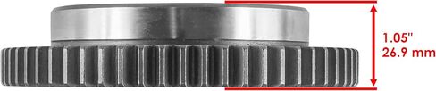 Caltric Starter And Starter Clutch Set Compatible with Yamaha V Star 1100 Silverado Xvs1100 2004-2009 in Saudi Arabia