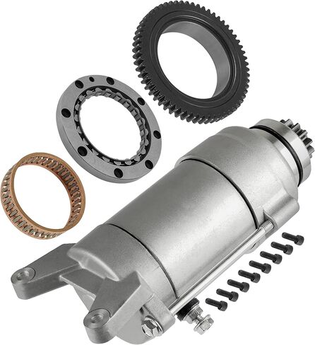 Caltric Starter And Starter Clutch Set Compatible with Yamaha V Star 1100 Silverado Xvs1100 2004-2009 in Saudi Arabia