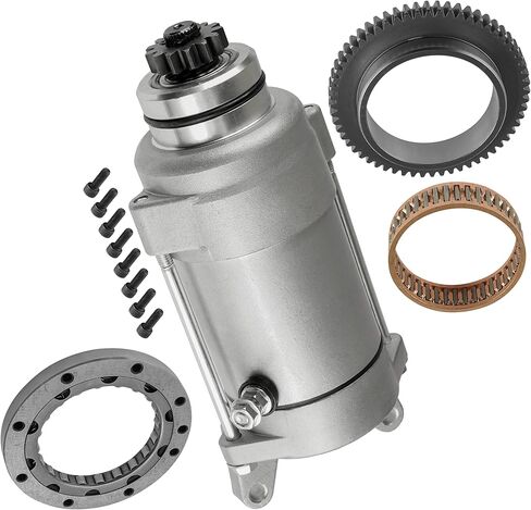 Caltric Starter And Starter Clutch Set Compatible with Yamaha V Star 1100 Silverado Xvs1100 2004-2009 in Saudi Arabia