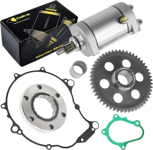 Caltric Starter & Starter Clutch & Gear Idler Compatible With Yamaha Yfm660R Raptor 660R 2001-2003 in Saudi Arabia