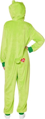 Spirit Halloween Care Bears Adult Good Luck Bear Jumpsuit Costume | Officially Licensed | Shamrock Outfit in Saudi Arabia