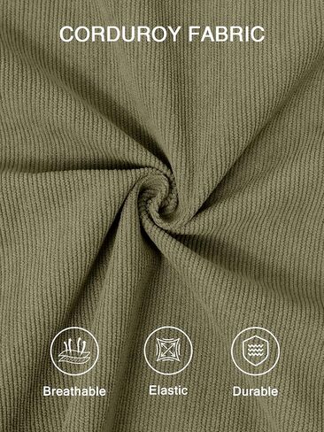 HOTake Men's Casual Corduroy Pants Lightweight Stretch Corduroy Trousers Straight Fit Dress Pants in Kuwait