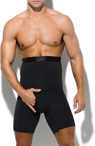Arjen Kroos Men's Slimming Compression Boxer Briefs Underwear Tagless High Waist Tummy Control Boxers in Saudi Arabia