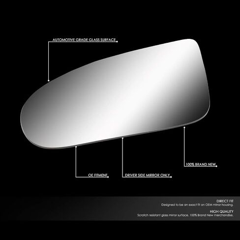 Auto Dynasty Driver/Left Side Door Rear View Mirror Glass Lens Replacement Compatible with 1993-2002 Pontiac Firebird in Saudi Arabia