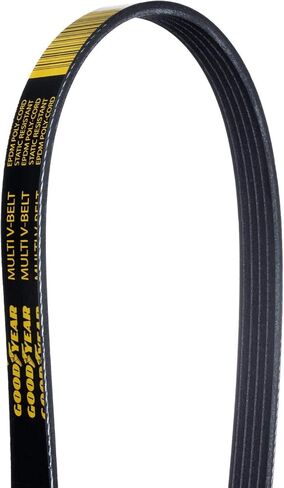 أحزمة Goodyear 1050855 حزام سيربنتين، 5 أضلاع، طول 85.5 بوصة لـ 1988-1994 لـ 1988-1994 Ford & 1992-1994 Mercury 2.3L L4 140ci in Saudi Arabia
