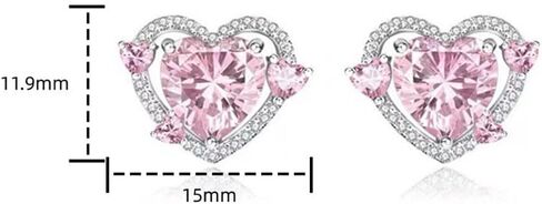 14K Gold Simple Two Pear Cut Moissanite Stone Stud Earrings for Women,D-VVS1 Quality, Daily Wear Stud in Saudi Arabia