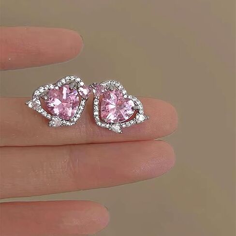 14K Gold Simple Two Pear Cut Moissanite Stone Stud Earrings for Women,D-VVS1 Quality, Daily Wear Stud in Saudi Arabia