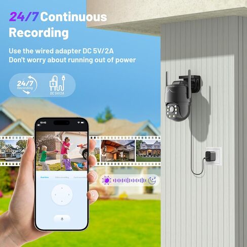 كاميرا أمان خلوية KKB 4G LTE، كاميرا خلوية سلكية مدمجة، بطاقة SIM للأماكن الخارجية/الداخلية، خطة بيانات غير محدودة، لا توجد كاميرات أمان WiFi رؤية ليلية ملونة 2K، تسجيل 24/7، كشف حركة PIR in Kuwait