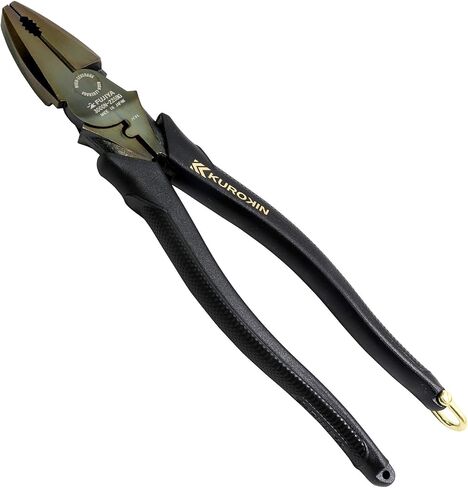 كماشة فوجيا 3000N-225BG عالية الرافعة المالية (ذهبي أسود مع تكبل)، 8.9 بوصة (225 مم)، وصلة عالية الرافعة لسهولة القطع in Saudi Arabia